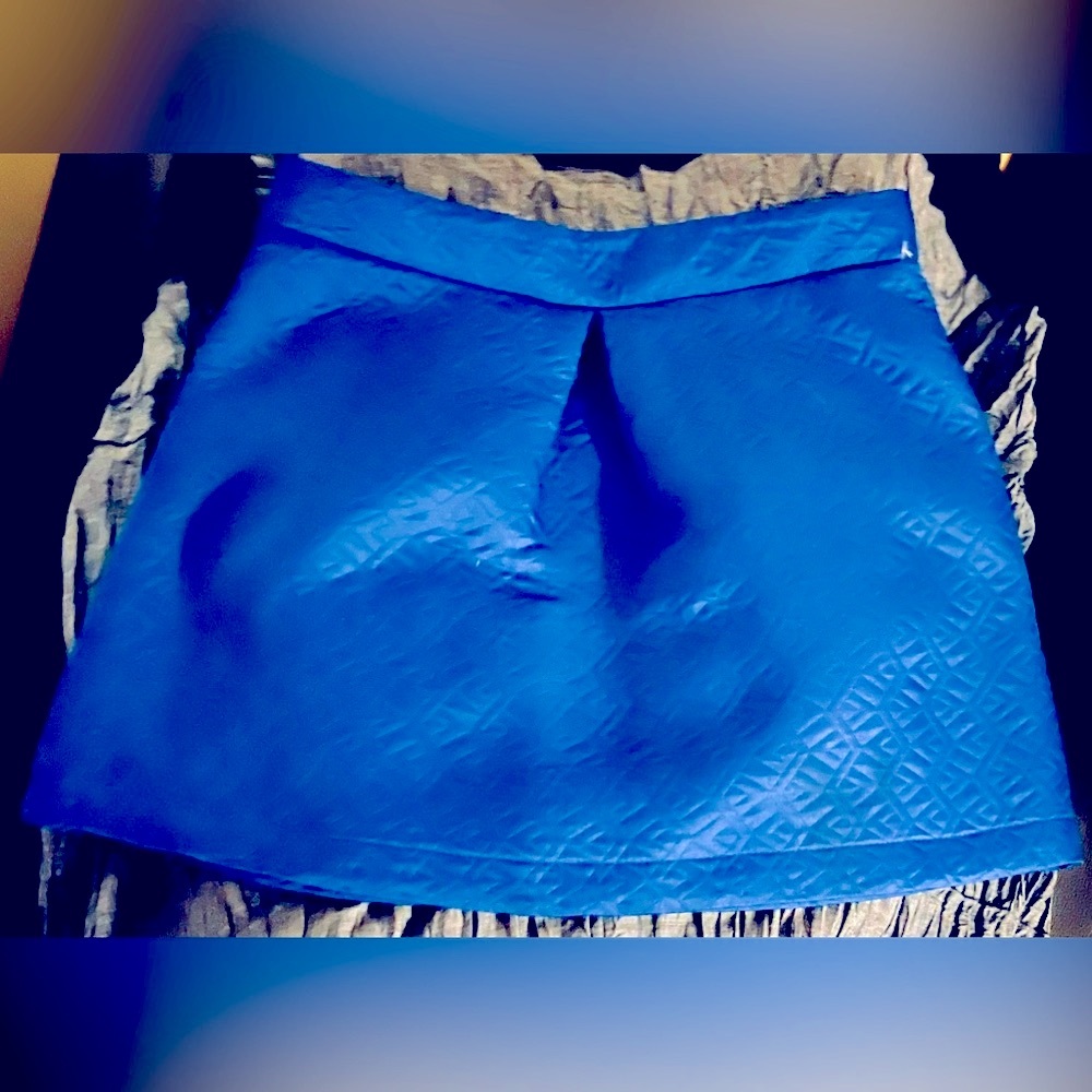 Color blind blue skirt, size medium